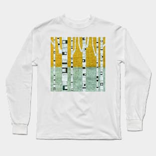 Early Winter Birches Long Sleeve T-Shirt